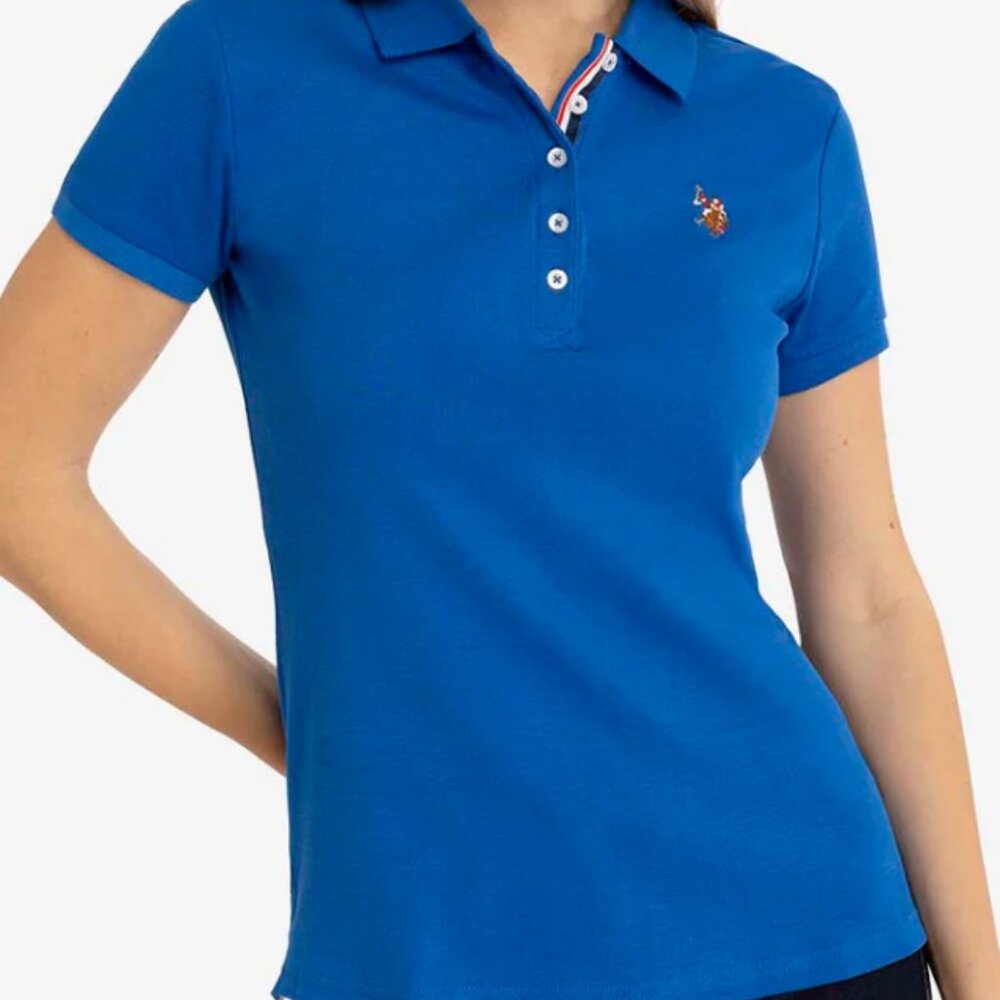 U.S. Polo Assn Solid Interlock Polo Shirt - M Cotton Classic